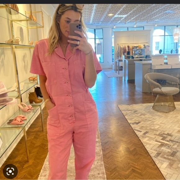 Pistola pink Grover jumpsuit NWT - Picture 1 of 8